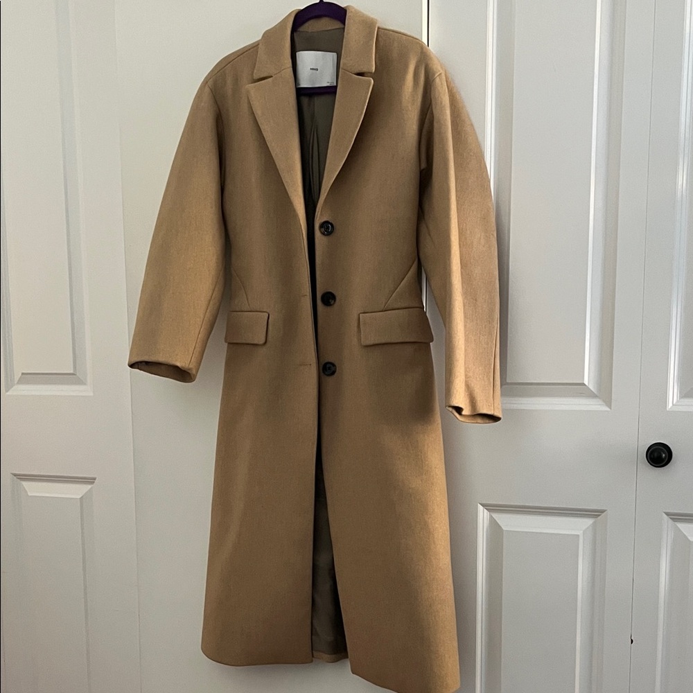 Mango Women's Camel Trench Coat - Worn ONCE! - Picture 2 of 5